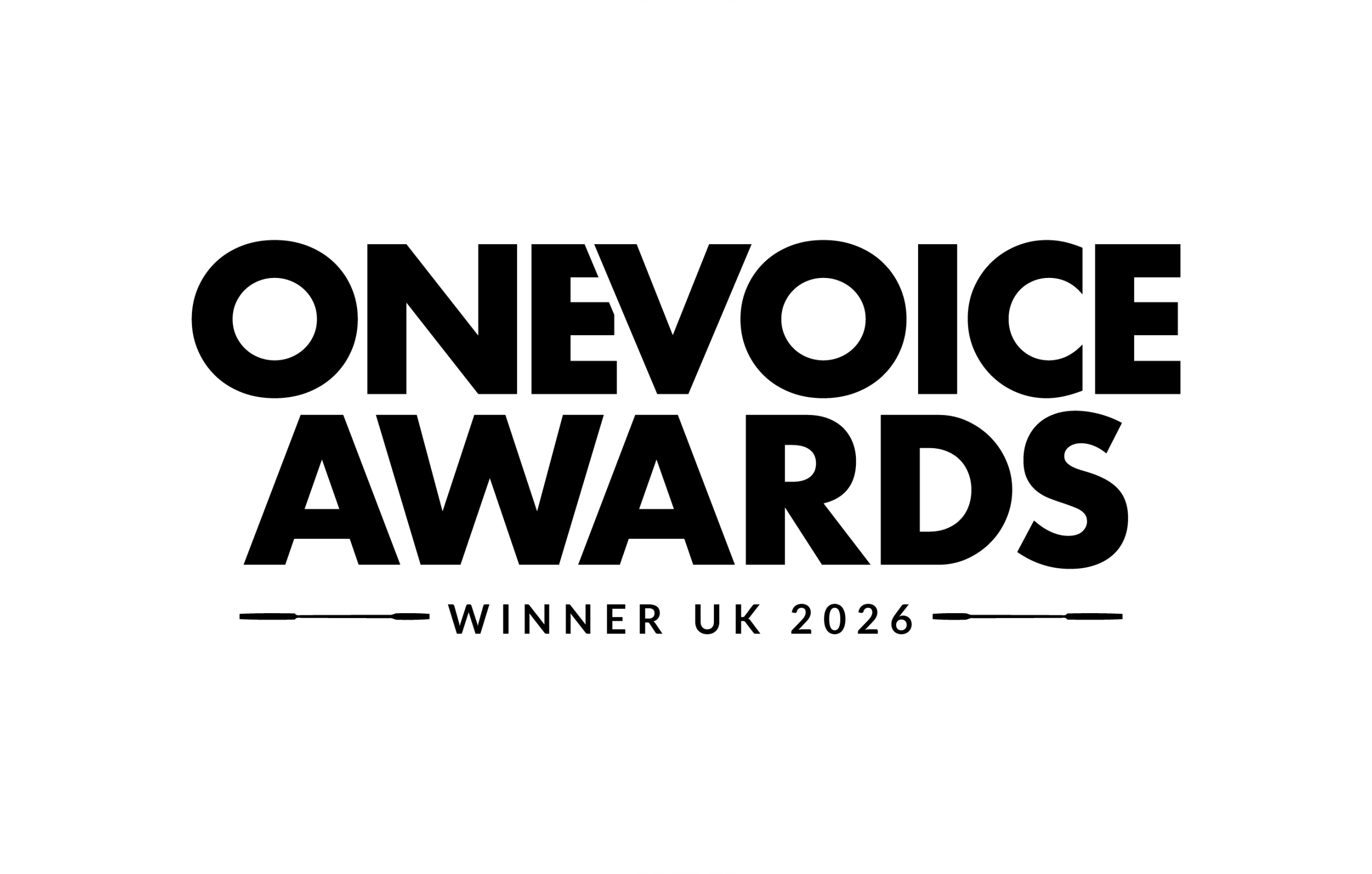 One Voice Awards UK winner badge